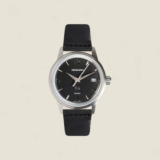 Initial N° 1 | STEEL - BLACK | 36 mm Watch