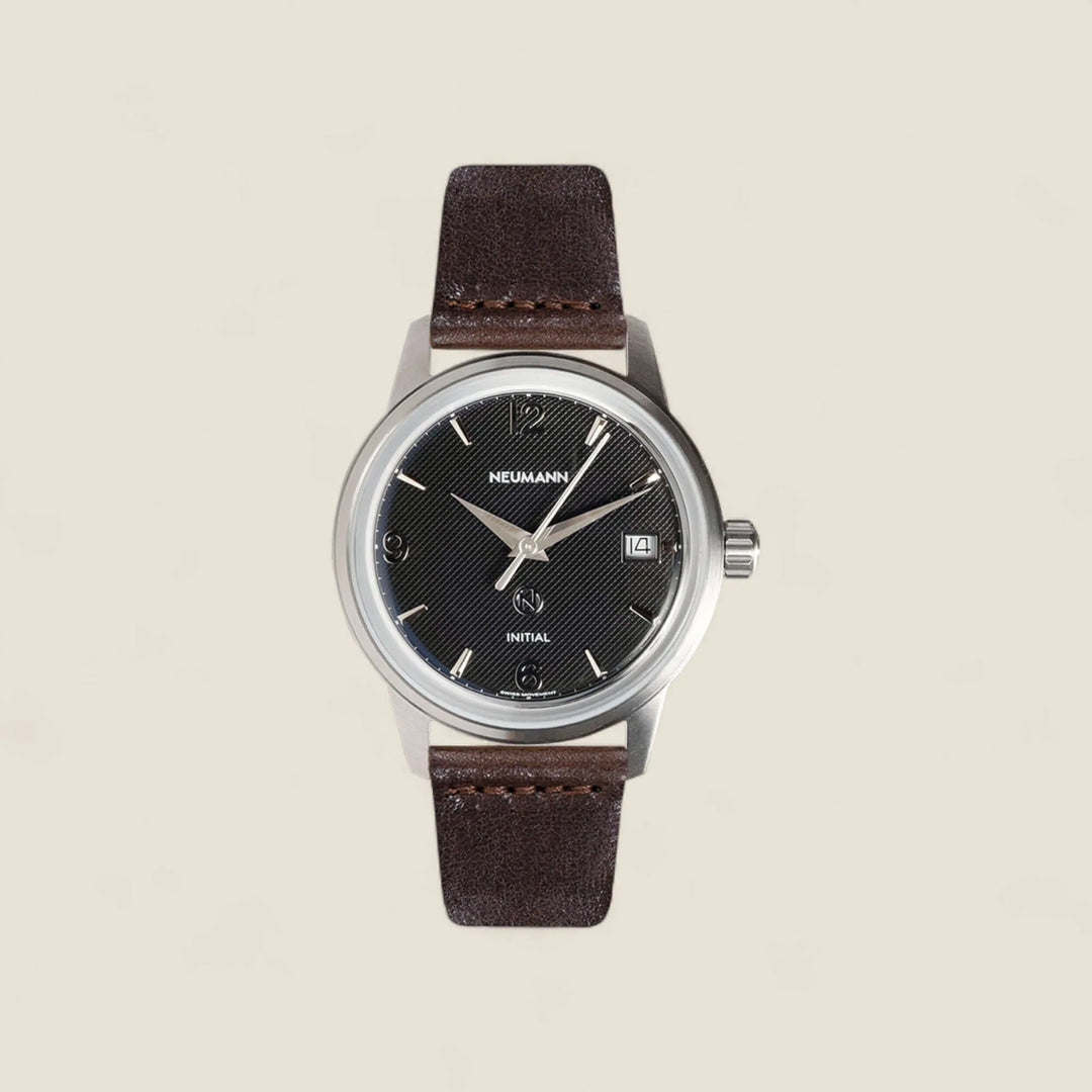 Initial N° 1 | STEEL - BLACK | 36 mm Watch