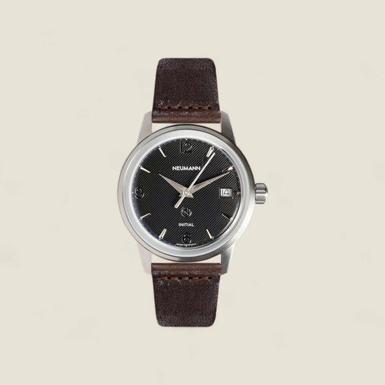 Initial N° 1 | STEEL - BLACK | 36 mm Watch