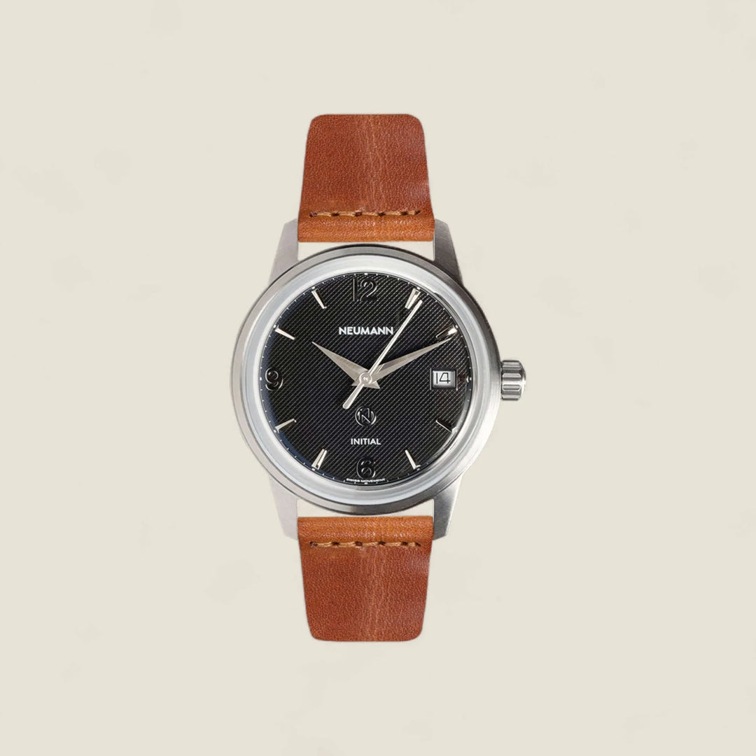 Initial N° 1 | STEEL - BLACK | 36 mm Watch