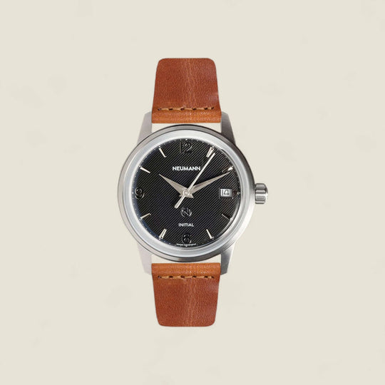 Initial N° 1 | STEEL - BLACK | 36 mm Watch