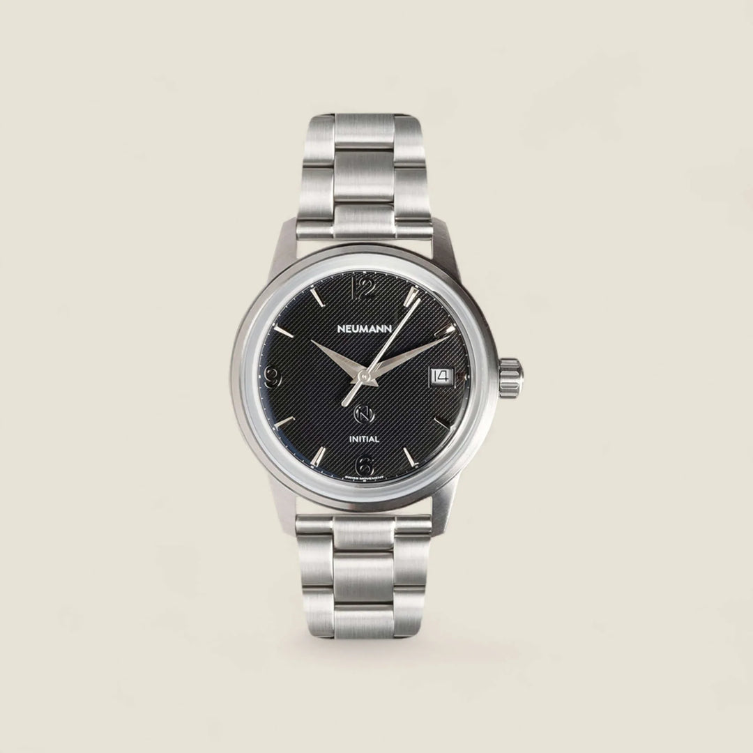 Initial N° 1 | STEEL - BLACK | 36 mm Watch