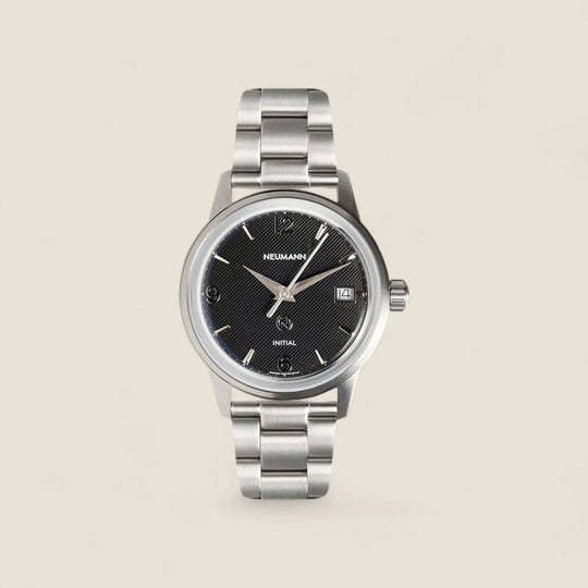 Initial N° 1 | STEEL - BLACK | 36 mm Watch
