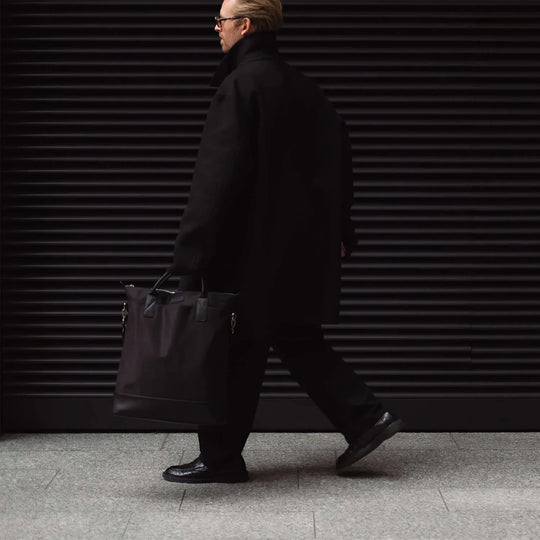 Everyday Tote Bag | Black Recycled Nylon