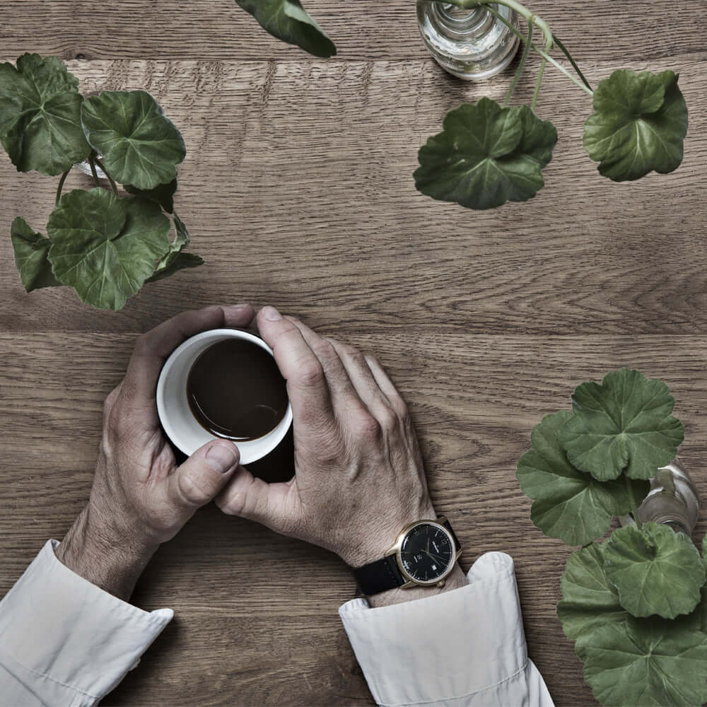 Initial N° 1 | GOLD - BLACK | 40 mm Watch