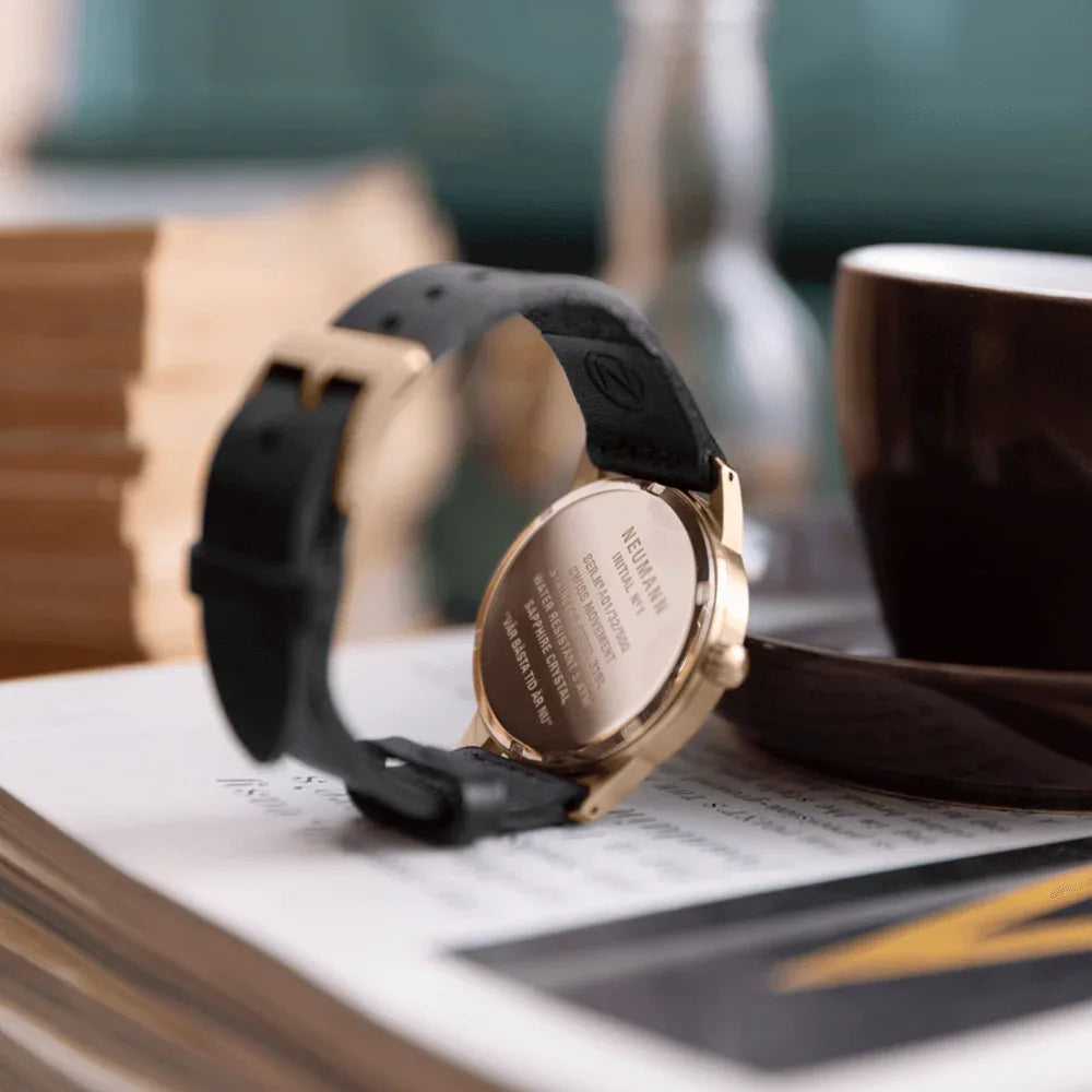 Initial N° 1 | GOLD - BLACK | 40 mm Watch