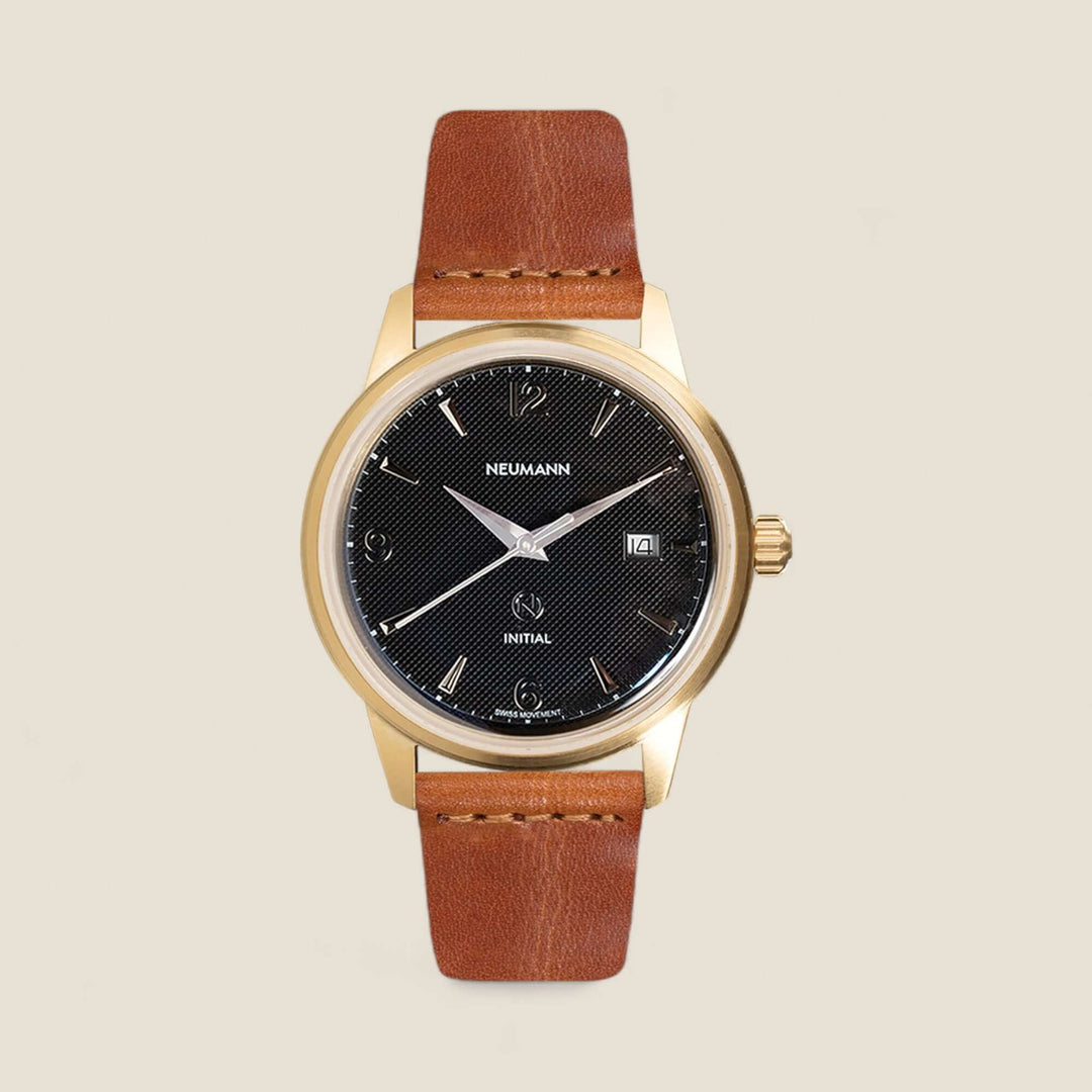 Initial N° 1 | GOLD - BLACK | 40 mm Watch