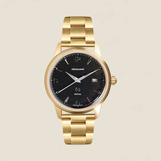 Initial N° 1 | GOLD - BLACK | 40 mm Watch