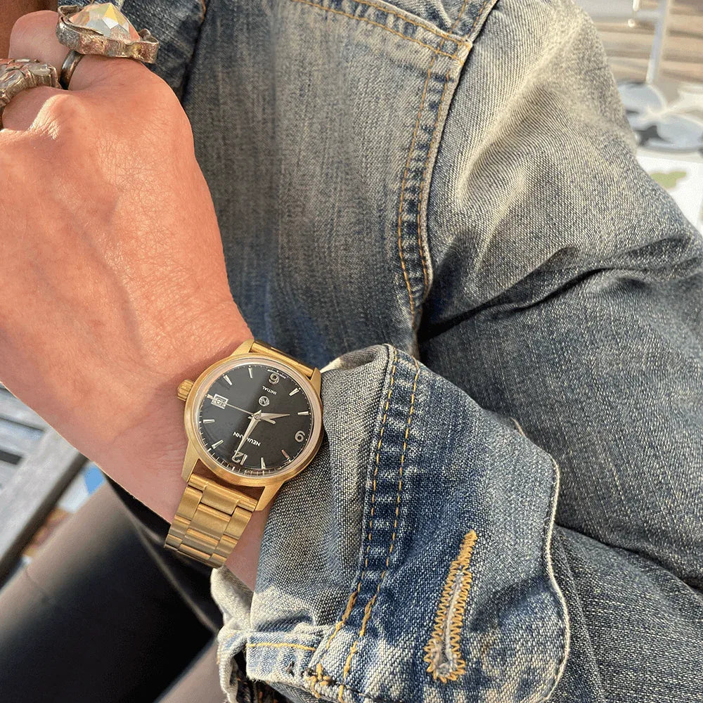 Initial N° 1 | GOLD - BLACK | 36 mm Watch