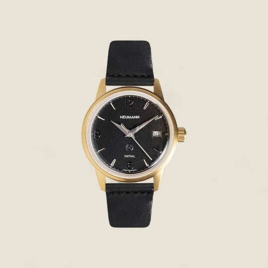 Initial N° 1 | GOLD - BLACK | 36 mm Watch