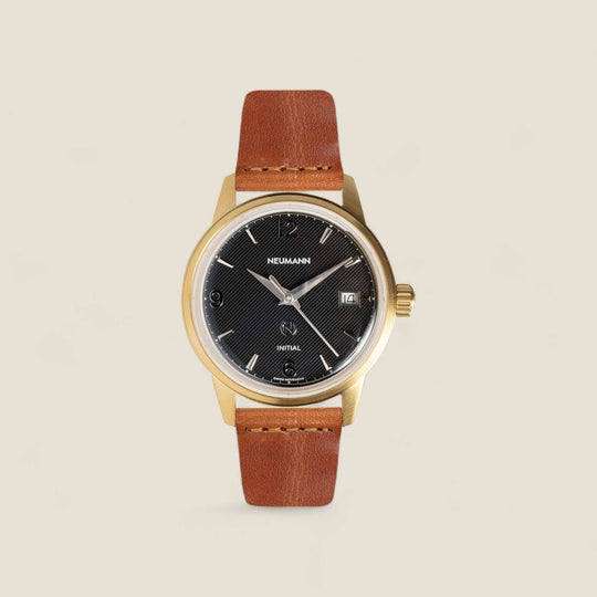 Initial N° 1 | GOLD - BLACK | 36 mm Watch