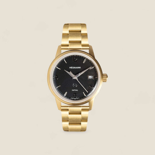 Initial N° 1 | GOLD - BLACK | 36 mm Watch