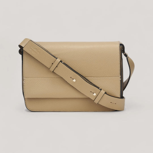 Farah.24 | Flap Crossbody Bag | Camel