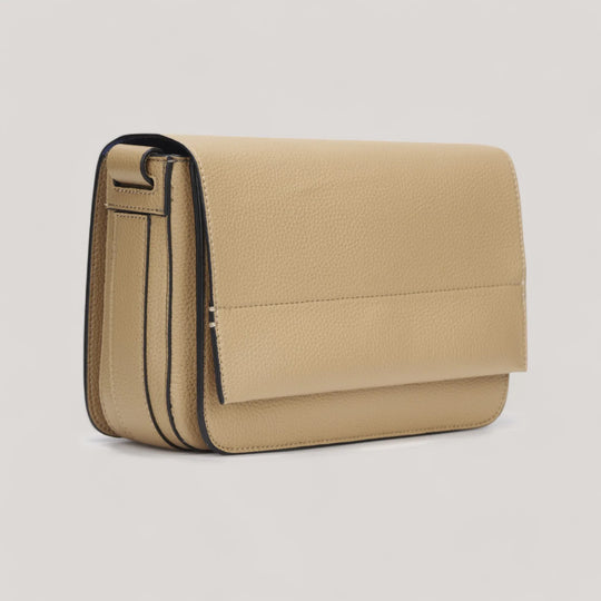Farah.24 | Flap Crossbody Bag | Camel
