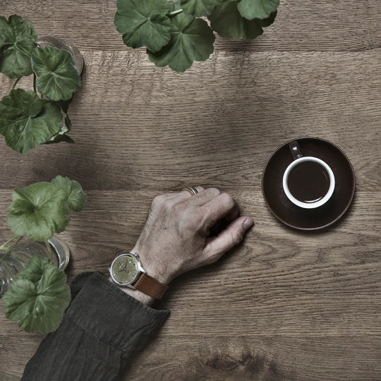 Initial N° 1 | STEEL - GREEN | 40 mm Watch