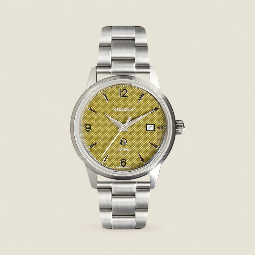 Initial N° 1 | STEEL - GREEN | 40 mm Watch
