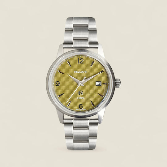 Initial N° 1 | STEEL - GREEN | 40 mm Watch