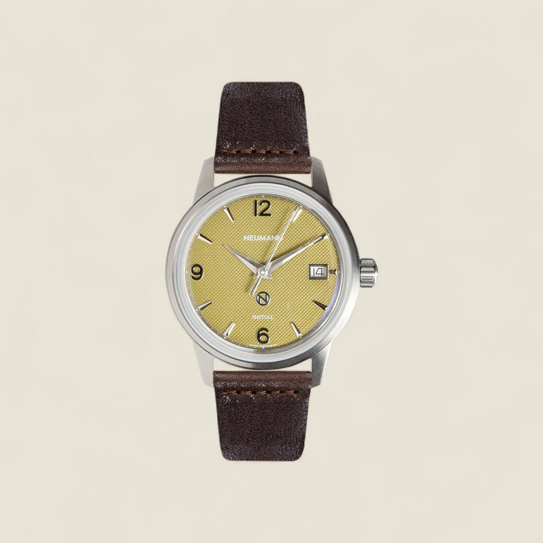 Initial N° 1 | STEEL - GREEN | 36 mm Watch