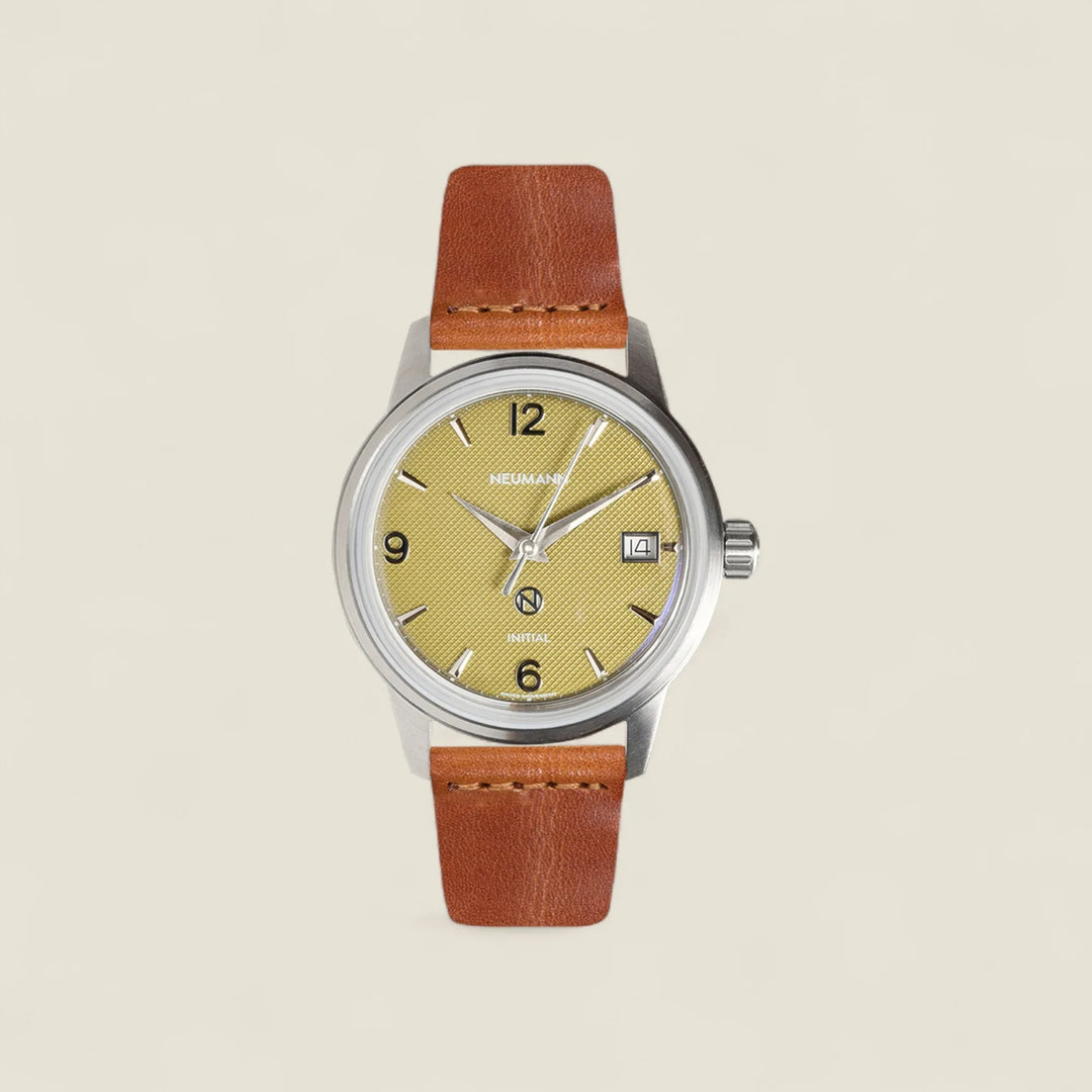 Initial N° 1 | STEEL - GREEN | 36 mm Watch