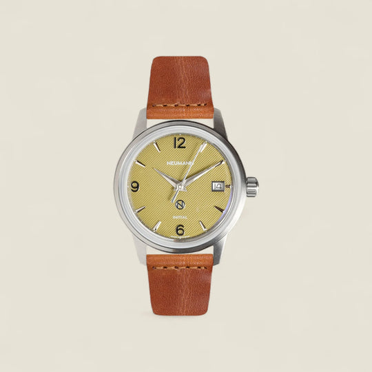 Initial N° 1 | STEEL - GREEN | 36 mm Watch