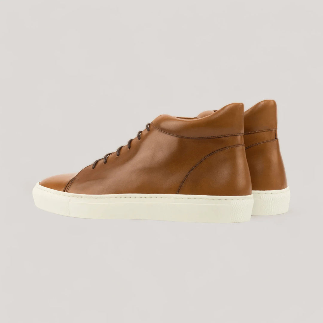 ZENITH | High Top Sneaker - Cognac | Men&