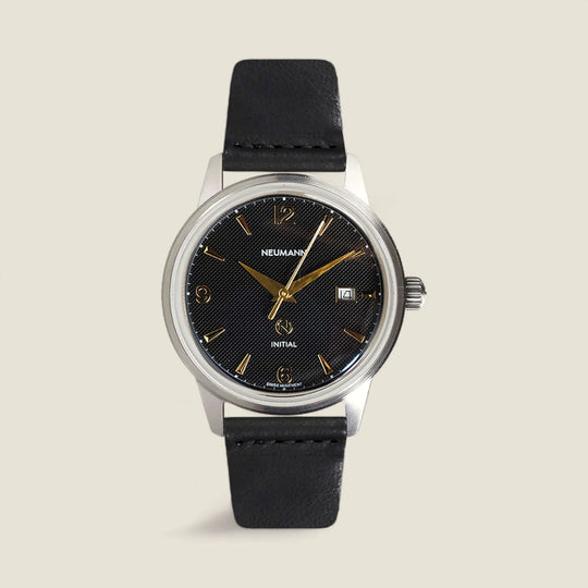 Initial N° 1 | STEEL - BLACK-GOLD | 40 mm Watch