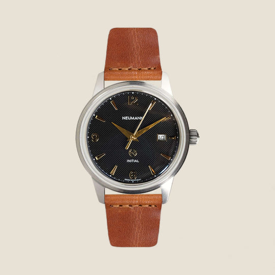 Initial N° 1 | STEEL - BLACK-GOLD | 40 mm Watch