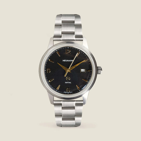 Initial N° 1 | STEEL - BLACK-GOLD | 40 mm Watch