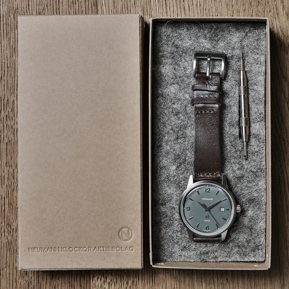Initial N° 1 | STEEL - BLUE | 40 mm Watch