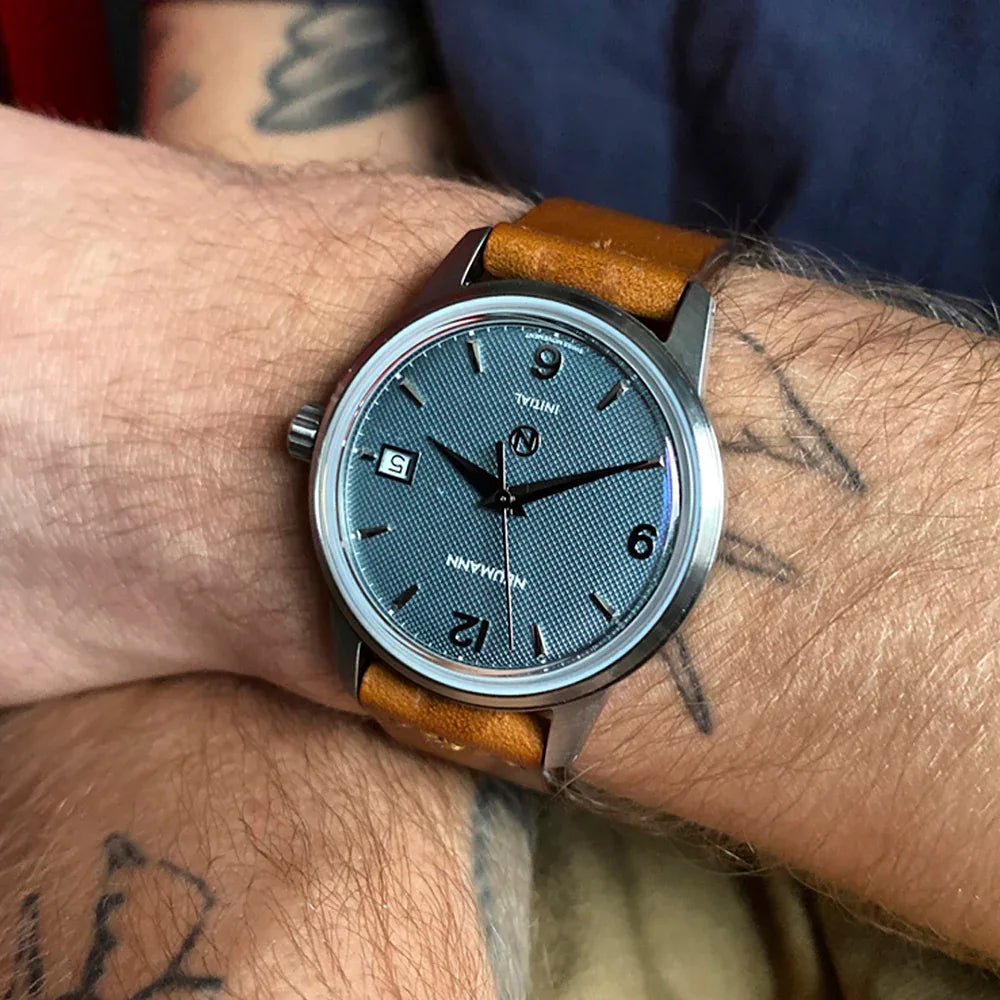 Initial N° 1 | STEEL - BLUE | 36 mm Watch