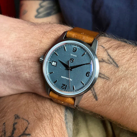 Initial N° 1 | STEEL - BLUE | 36 mm Watch