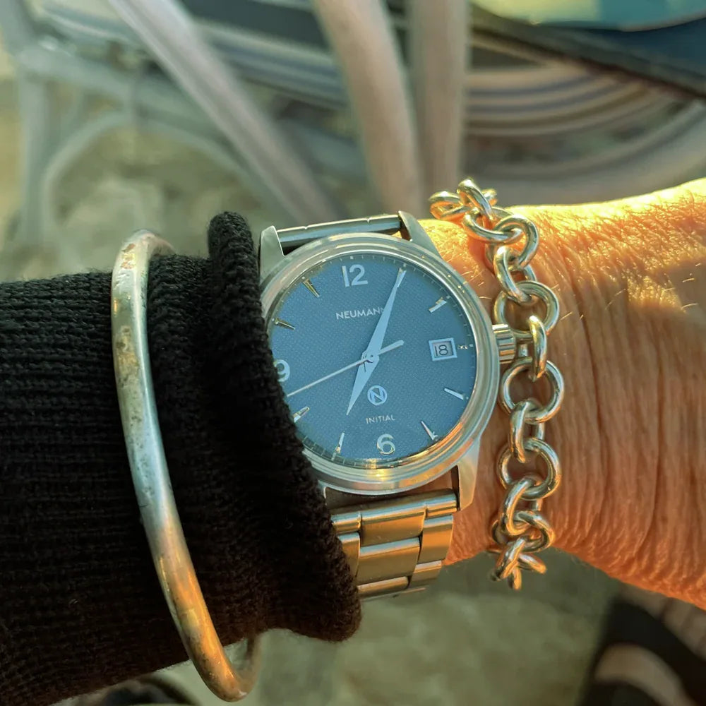 Initial N° 1 | STEEL - BLUE | 36 mm Watch