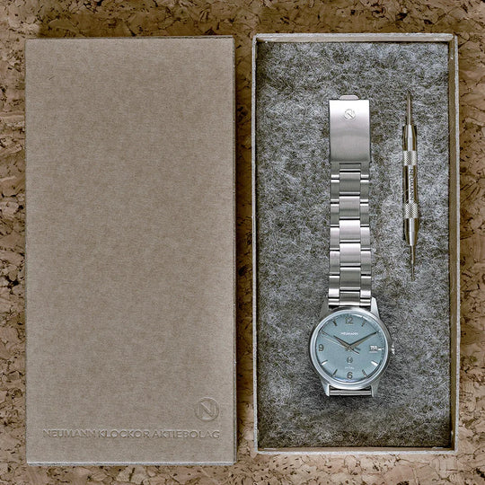 Initial N° 1 | STEEL - BLUE | 36 mm Watch