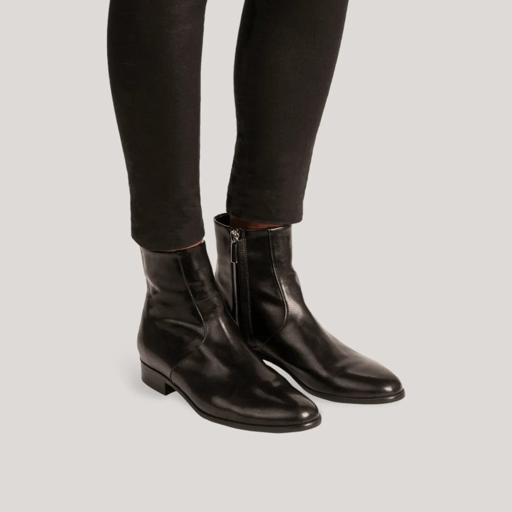 CHARLI | Black Ankle Boot | women's shoes | AERA | ALLTRUEIST
