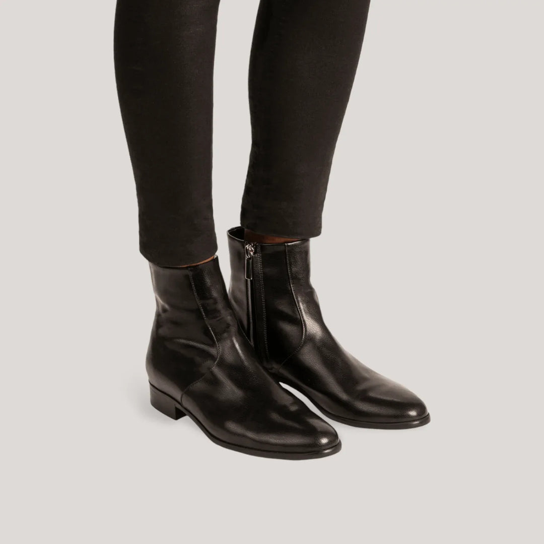 CHARLI | Black Ankle Boot | women&