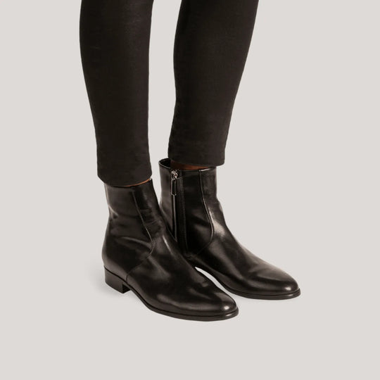 CHARLI | Black Ankle Boot | women&
