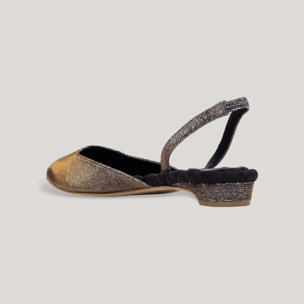 JACKIE | Metallic Slingback Flats | women's shoes | AERA | ALLTRUEIST