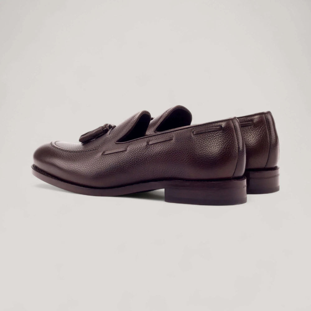 Tasseled Loafers - Dark Brown - Painted Full Grain | Goodyear Welt