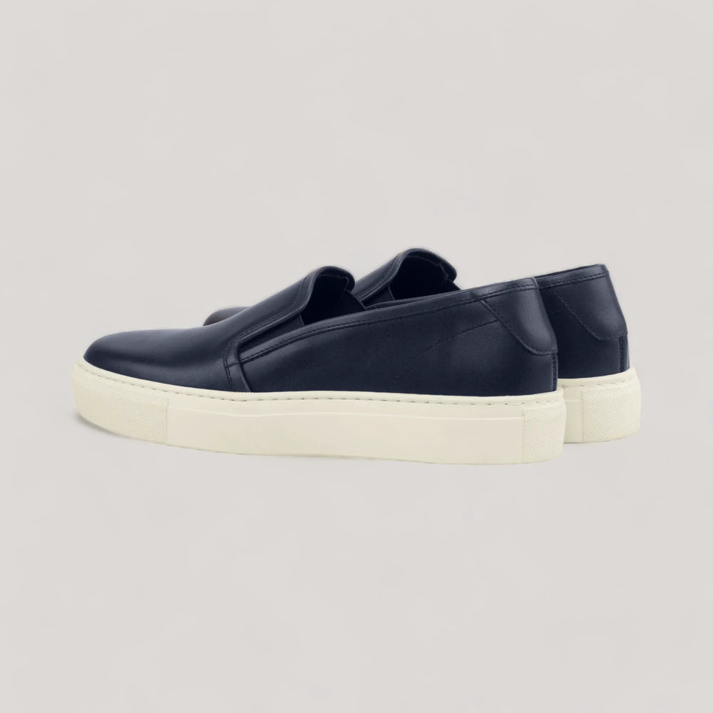 LUCE | Slip-On Sneakers - Navy | Women's | Vegan Women's Shoes | allTRUEist