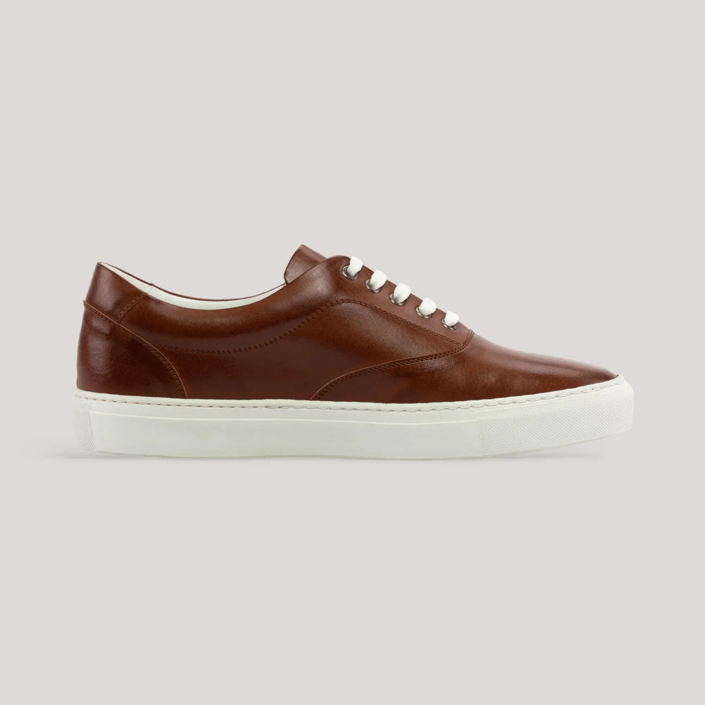 SUTOR | Oxford Vegan Sneaker - Brown | Men's | Men's Shoes | MADE-TO-MEASURE by ALLTRUEIST | allTRUEist
