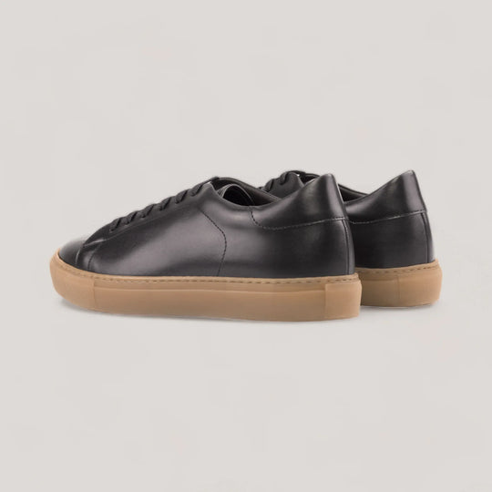 EON | Classic Sneakers - Black &amp; Caramel Sole | Men&