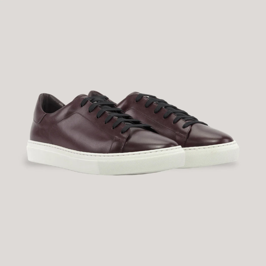 EON | Classic Sneakers - Burgundy | Men's | Men's Shoes | MADE-TO-MEASURE by ALLTRUEIST | allTRUEist
