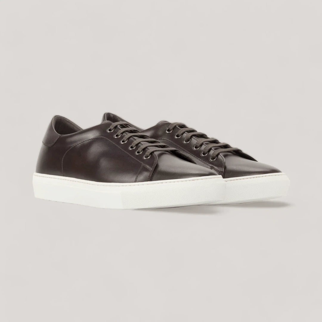 EON | Classic Sneakers - Dark Brown | Men's | Men's Shoes | MADE-TO-MEASURE by ALLTRUEIST | allTRUEist