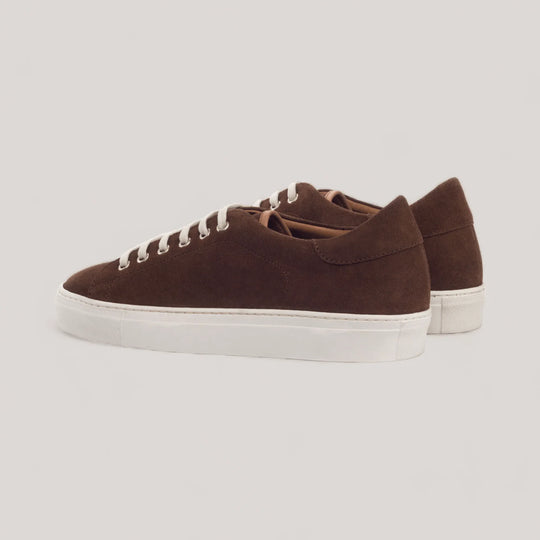 EON | Classic Sneakers - Brown Vegan Suede &amp; Cognac | Men&