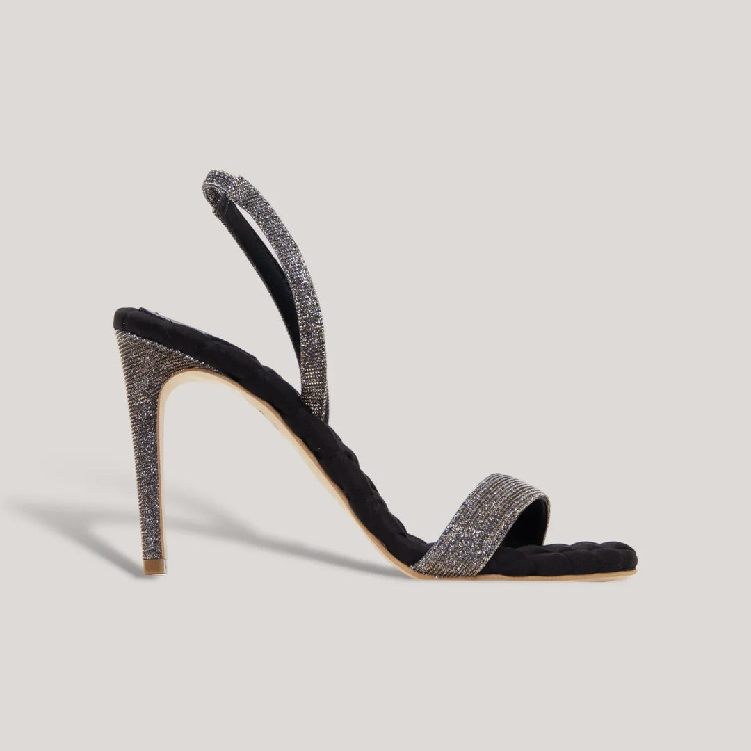 VIVIEN | Metallic Vegan Patent Slingback Sandals | women's shoes | AERA | ALLTRUEIST