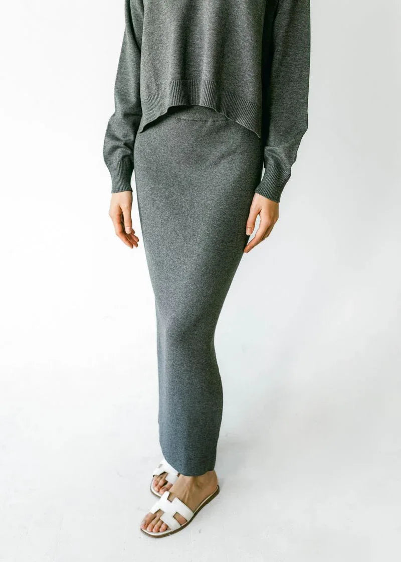 GRETA | High Waisted Long Skirt