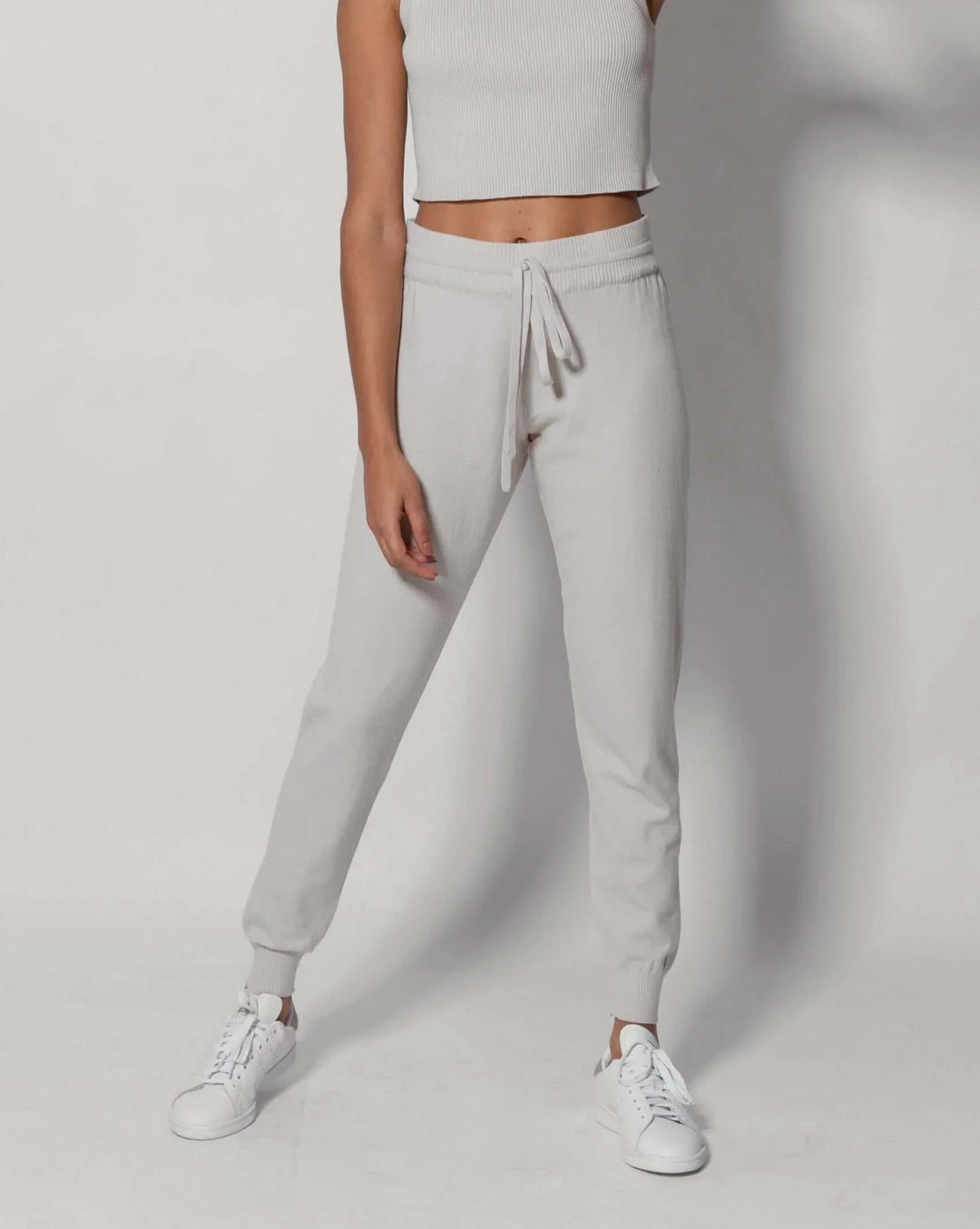 CHELSEA | Lounge Drawstring Joggers | COLOR: CEMENT, WHITE, PEACOCK, PEACH, MAGENTA, CRIMSON, IVORY, LIGHT BLUE, CHARCOAL, BORDEAUX, LODEN, NAVY, SLATE GREY, BLACK, LIGHT HEATHER GREY |3D Knitted by ALLTRUEIST