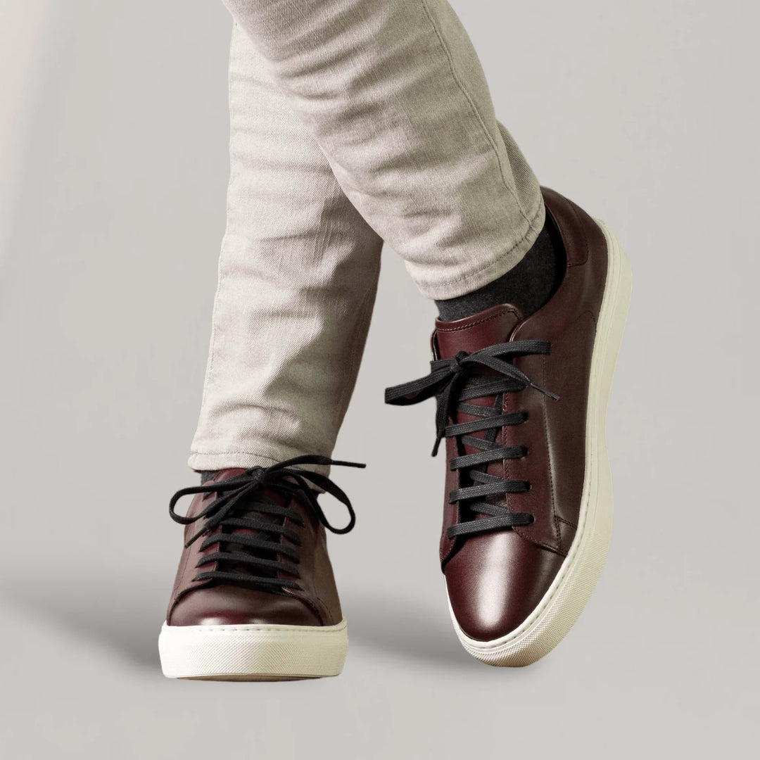 EON | Classic Vegan Sneakers - Burgundy | Men&